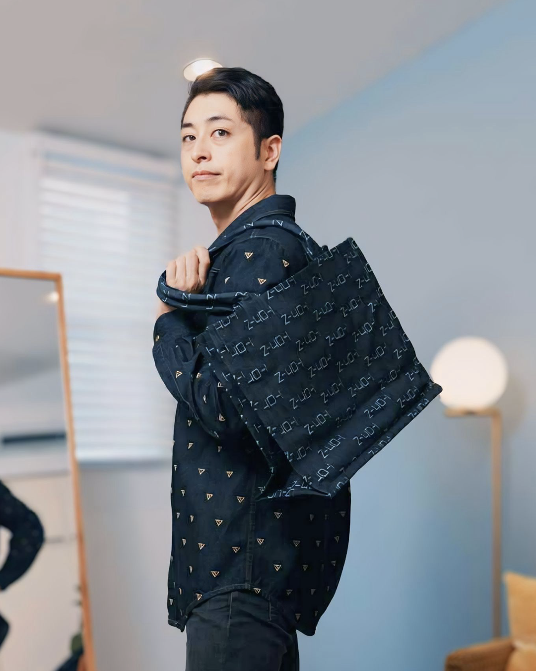 TJ デニムトートバッグ