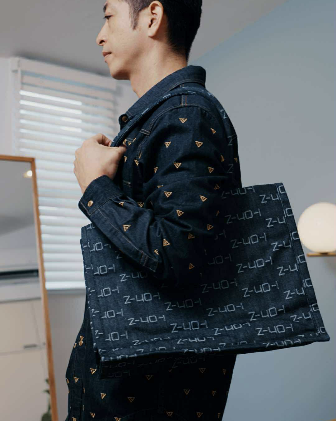 TJ デニムトートバッグ