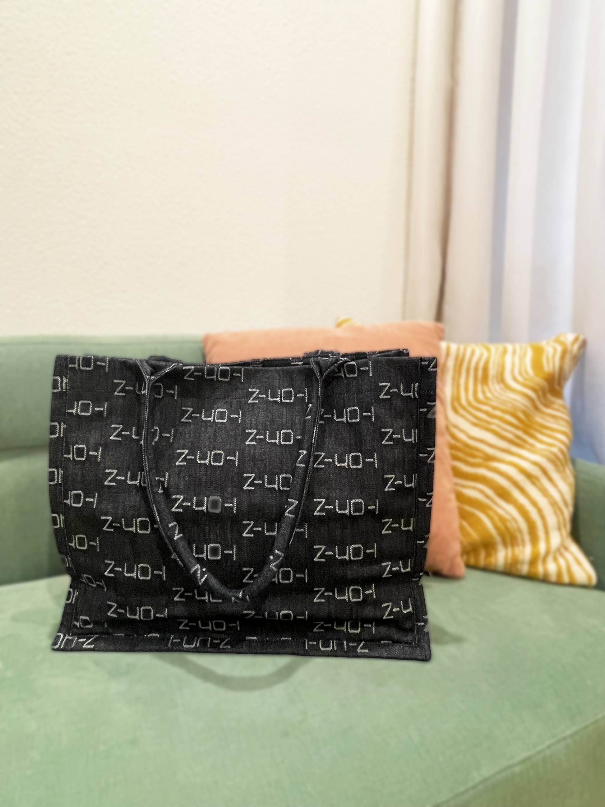 TJ デニムトートバッグ